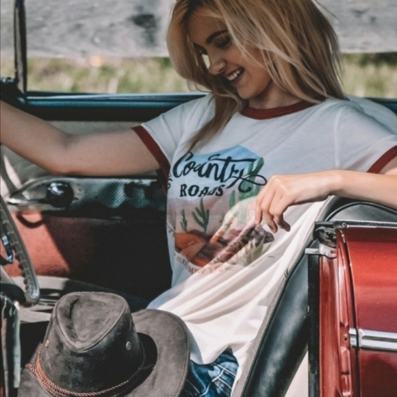 COUNTRY ROADS 🌵 Ringer Tee - Picture 9 of 13